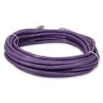 Picture of 40ft RJ-45 (Male) to RJ-45 (Male) Cat6A Shielded Straight Purple STP Copper PVC Patch Cable