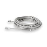 Picture of 40ft RJ-45 (Male) to RJ-45 (Male) Shielded Straight White Cat6A STP PVC Copper Patch Cable