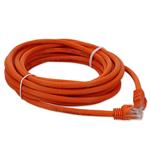 Picture of 45ft RJ-45 (Male) to RJ-45 (Male) Straight Orange Cat6A UTP PVC Copper Patch Cable