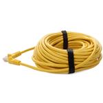 Picture of 45ft RJ-45 (Male) to RJ-45 (Male) Straight Yellow Cat6A UTP PVC Copper Patch Cable