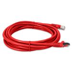 Picture of 45ft RJ-45 (Male) to RJ-45 (Male) Cat6 Shielded Straight Red STP Copper PVC Patch Cable