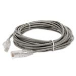 Picture of 45ft RJ-45 (Male) to RJ-45 (Male) Cat6 Straight Gray Slim UTP Copper PVC Patch Cable