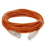 Picture of 45ft RJ-45 (Male) to RJ-45 (Male) Cat6 Straight Orange Slim UTP Copper PVC Patch Cable