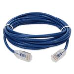 Picture of 45ft RJ-45 (Male) to RJ-45 (Male) Blue Cat6A UTP PVC Slim Copper Patch Cable