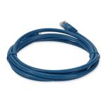 Picture of 4ft RJ-45 (Male) to RJ-45 (Male) Cat5e Straight Blue UTP Copper PVC Patch Cable