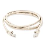 Picture of 4ft RJ-45 (Male) to RJ-45 (Male) Straight Beige Cat5e UTP PVC Copper Patch Cable