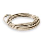 Picture of 50ft RJ-45 (Male) to RJ-45 (Male) Straight Beige Cat5e UTP PVC Copper Patch Cable