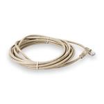 Picture of 50ft RJ-45 (Male) to RJ-45 (Male) Straight Beige Cat5e UTP PVC Copper Patch Cable