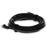Picture of 50ft RJ-45 (Male) to RJ-45 (Male) Cat5e Straight Black UTP Copper PVC Patch Cable