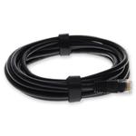 Picture of 50ft RJ-45 (Male) to RJ-45 (Male) Cat5e Straight Black UTP Copper PVC Patch Cable