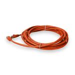 Picture of 50ft RJ-45 (Male) to RJ-45 (Male) Straight Orange Cat5e UTP PVC Copper Patch Cable