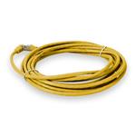 Picture of 50ft RJ-45 (Male) to RJ-45 (Male) Cat5e Straight Yellow UTP Copper PVC Patch Cable