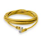 Picture of 50ft RJ-45 (Male) to RJ-45 (Male) Cat5e Straight Yellow UTP Copper PVC Patch Cable
