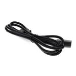 Picture of 15ft NEMA 5-15P Male to C13 Female 18AWG 100-250V at 10A Black Power Cable