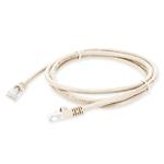 Picture of 5ft RJ-45 (Male) to RJ-45 (Male) Straight Beige Cat5e UTP PVC Copper Patch Cable
