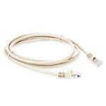 Picture of 5ft RJ-45 (Male) to RJ-45 (Male) Straight Beige Cat5e UTP PVC Copper Patch Cable