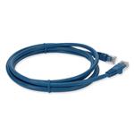 Picture of 5ft RJ-45 (Male) to RJ-45 (Male) Cat5e Straight Blue UTP Copper Patch Cable
