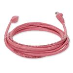 Picture of 5ft RJ-45 (Male) to RJ-45 (Male) Cat5e Straight Pink UTP Copper PVC Patch Cable