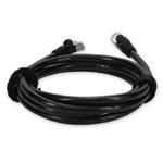Picture of 5ft RJ-45 (Male) to RJ-45 (Male) Cat6A Shielded Straight Black STP Copper PVC Patch Cable