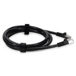 Picture of 5ft RJ-45 (Male) to RJ-45 (Male) Cat6A Shielded Straight Black STP Copper PVC Patch Cable