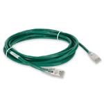 Picture of 5ft RJ-45 (Male) to RJ-45 (Male) Shielded Straight Green Cat6A STP PVC Copper Patch Cable