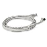 Picture of 5ft RJ-45 (Male) to RJ-45 (Male) Shielded Straight Gray Cat6A STP PVC Copper Patch Cable