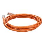 Picture of 5ft RJ-45 (Male) to RJ-45 (Male) Shielded Straight Orange Cat6A STP PVC Copper Patch Cable