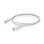 Picture of 5ft RJ-45 (Male) to RJ-45 (Male) Straight White Cat6 UTP Slim PVC Copper Patch Cable