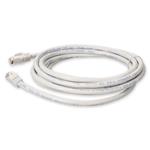 Picture of 5m RJ-45 (Male) to RJ-45 (Male) Cat6A Straight Booted, Snagless White UTP Copper PVC Patch Cable