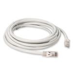 Picture of 5m RJ-45 (Male) to RJ-45 (Male) Cat6A Straight Booted, Snagless White UTP Copper PVC Patch Cable