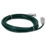 Picture of 6ft RJ-45 (Male) to RJ-45 (Male) Green Snagless Slim Cat6A UTP PVC Copper Patch Cable