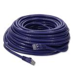 Picture of 75ft RJ-45 (Male) to RJ-45 (Male) Cat6 Straight Purple UTP Copper PVC Patch Cable