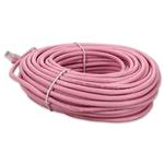 Picture of 75ft RJ-45 (Male) to RJ-45 (Male) Straight Pink Cat6 UTP PVC Copper Patch Cable