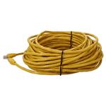 Picture of 75ft RJ-45 (Male) to RJ-45 (Male) Straight Yellow Cat6 UTP PVC Copper Patch Cable