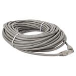 Picture of 75ft RJ-45 (Male) to RJ-45 (Male) Cat6A Straight Gray UTP Copper PVC Patch Cable