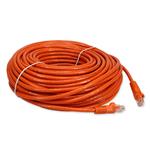 Picture of 75ft RJ-45 (Male) to RJ-45 (Male) Cat6A Straight Orange UTP Copper PVC Patch Cable
