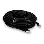 Picture of 75ft RJ-45 (Male) to RJ-45 (Male) Shielded Straight Black Cat6 STP PVC Copper Patch Cable