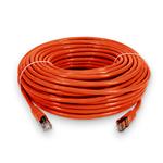 Picture of 75ft RJ-45 (Male) to RJ-45 (Male) Shielded Straight Orange Cat6 STP PVC Copper Patch Cable