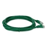 Picture of 7ft RJ-45 (Male) to RJ-45 (Male) Straight Green Cat5e UTP PVC Copper Patch Cable