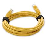 Picture of 7ft RJ-45 (Male) to RJ-45 (Male) Cat6 Straight Yellow UTP Copper PVC Patch Cable