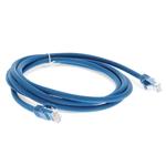 Picture of 7ft RJ-45 (Male) to RJ-45 (Male) Cat6A Straight Blue UTP Copper PVC Patch Cable