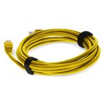 Picture of 8ft RJ-45 (Male) to RJ-45 (Male) Yellow Cat5E UTP PVC Copper Patch Cable