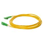 Picture of 1.5m ALC (Male) to ALC (Male) OS2 Straight Yellow Duplex Fiber OFNR (Riser-Rated) Patch Cable