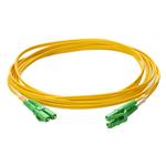 Picture of 1.5m ALC (Male) to ALC (Male) OS2 Straight Yellow Duplex Fiber OFNR (Riser-Rated) Patch Cable