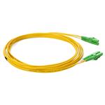 Picture of 1m ALC (Male) to ALC (Male) Yellow OS2 Duplex Fiber OFNR (Riser-Rated) Patch Cable