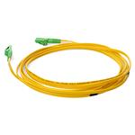 Picture of 2.5m ALC (Male) to ALC (Male) OS2 Straight Yellow Duplex Fiber OFNR (Riser-Rated) Patch Cable