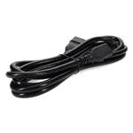 Picture of 0.61m C13 Female to C14 Male 14AWG 100-250V at 10A Black Power Cable