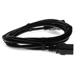 Picture of 10ft C19 Female to C20 Male 12AWG 100-250V at 10A Black Power Cable
