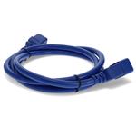 Picture of 0.61m C19 Female to C20 Male 12AWG 100-250V at 10A Blue Power Cable