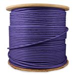 Picture of 1000ft Non-Terminated Cat6A Non-Booted, Non-Snagless Purple UTP Copper PVC Bulk Cable